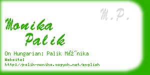 monika palik business card